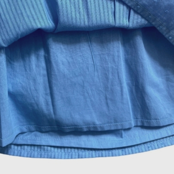 🟢K1123 * Sigrid Olsen Kids Girls Summer Dress Blue Dots Size 5 - Picture 8 of 8